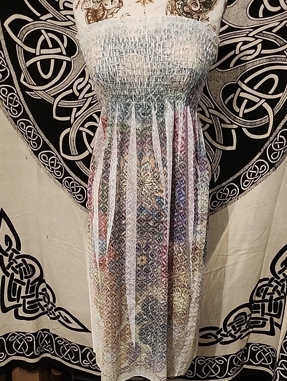 Strapless Maxi Summer Dress